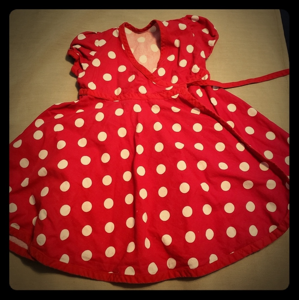 Handmade boutique wrap dress